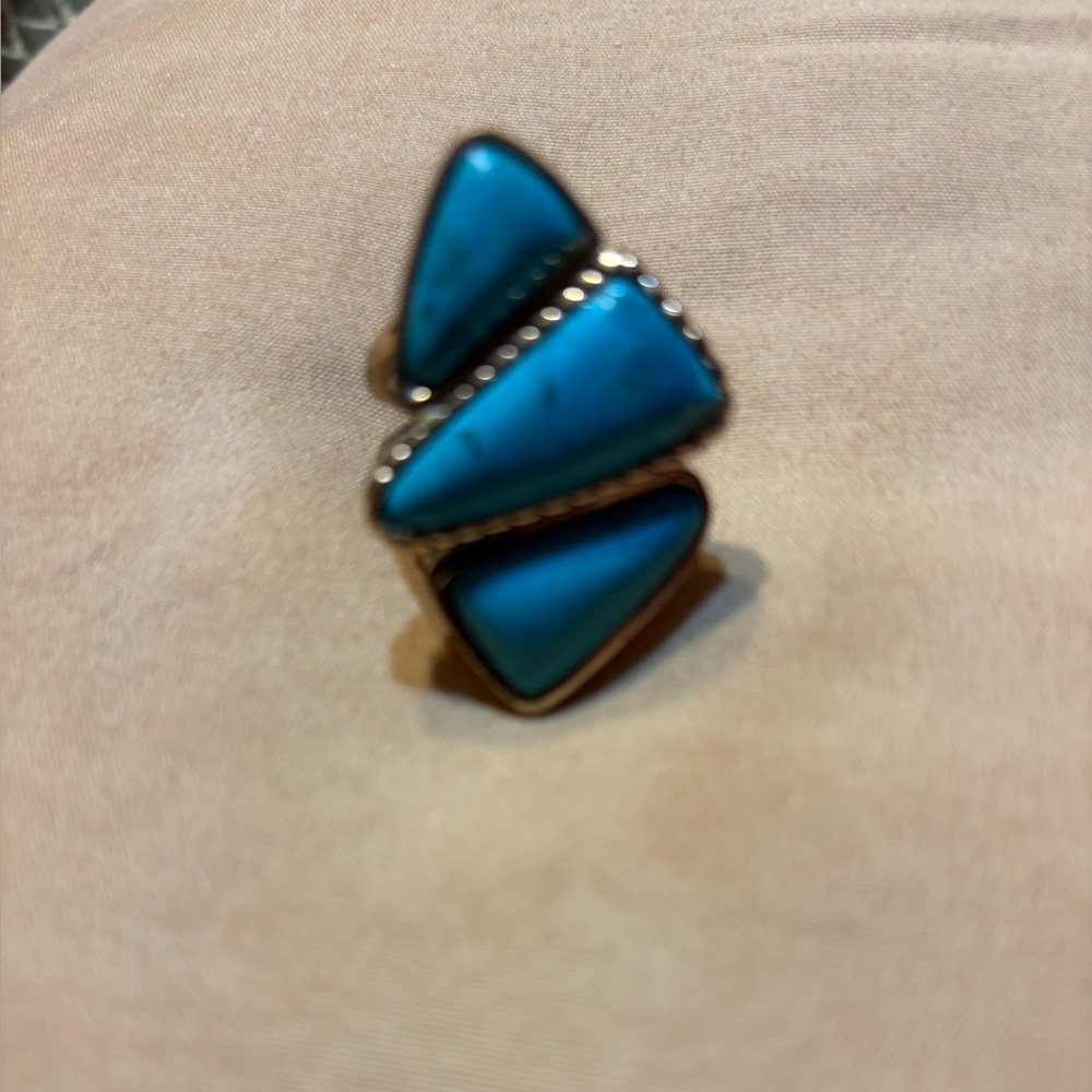 STUDIO BARSE RETIRED TURQUOISE RING SZ 8 EUC ORIG OWNER
